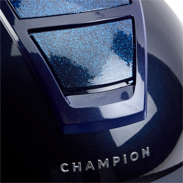 2026 Champion Unisex Inzicht Glitter Standaard Pieken Rijden Hoed INSIGHTGO - Met Navy / Sparkle Navy